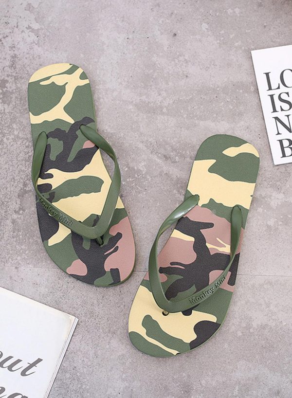 Camouflage Flip-flops Slippers